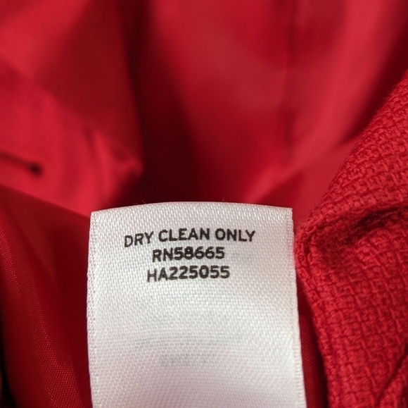 HALOGEN Cherry Red Y2K Blazer, Size S - Picture 6 of 9